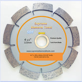 Solid Segment Tuck Point Diamond Blade 4.5 Inch for Mortar Joint Removal – Supreme Diamond Tools